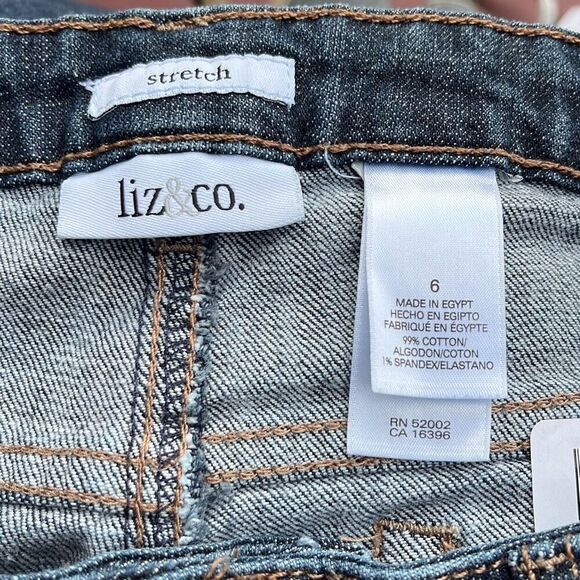 Liz and co size 6 cropped jeans - 3190 - Picture 3 of 4